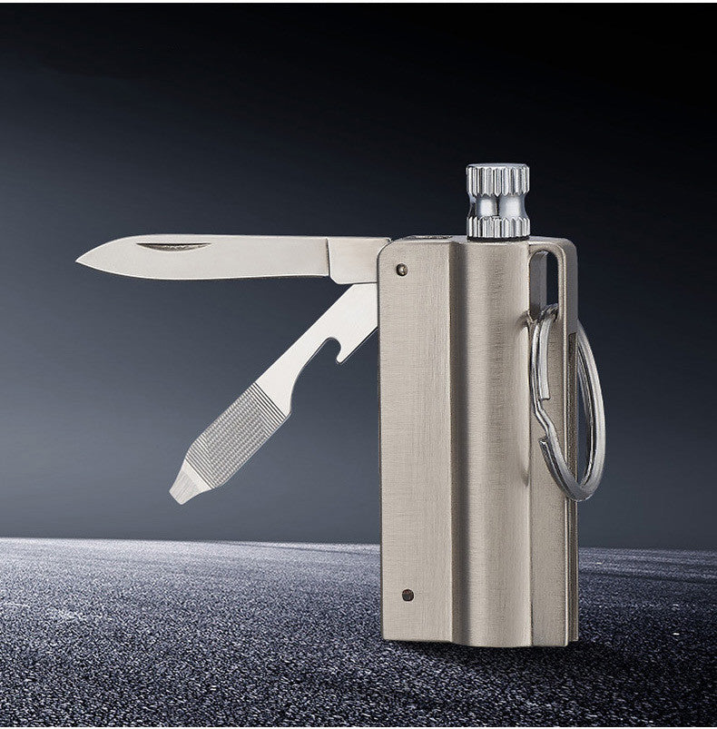 10000 Times Match With Knife Outdoor Waterproof Multi-functional Key Ring Lighter 10000 Times Match With Knife Outdoor Waterproof Multi-functional Key Ring Lighter